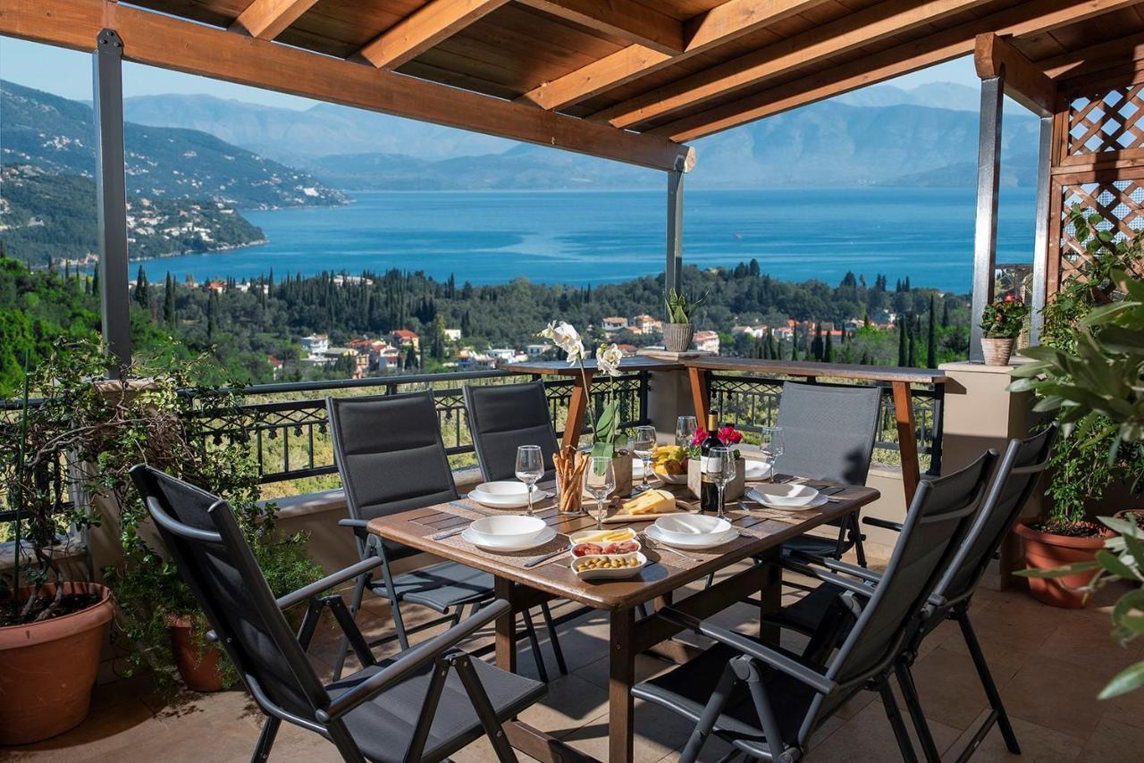 Ionian Sea View Villa By Whitedreamvillas Kato Korakiana Exterior foto